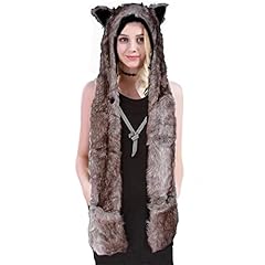 Animal hat gray for sale  Delivered anywhere in USA 