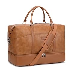 Faux leather weekender for sale  Delivered anywhere in USA 
