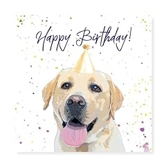 Yellow labrador birthday for sale  Delivered anywhere in UK