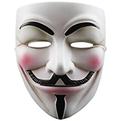 Hbaebdoo V per Vendetta Anonimo Guy Fawkes Resin Giocattoli del Costume del Partito della Mascherina di Cosplay usato  Spedito ovunque in Italia 