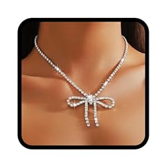 Handcess rhinestone necklace for sale  Delivered anywhere in UK
