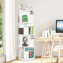 Rotating bookshelf wood for sale  Delivered anywhere in USA 