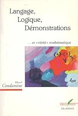 Langage logique démonstration d'occasion  Livré partout en France
