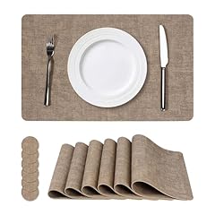 Vinyl placemats set for sale  Delivered anywhere in USA 