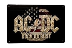 Acdc rock blechschild gebraucht kaufen  Wird an jeden Ort in Deutschland