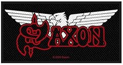 Saxon logo eagle usato  Spedito ovunque in Italia 