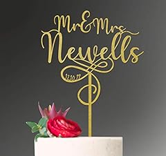 Cake topper mrs for sale  Delivered anywhere in UK