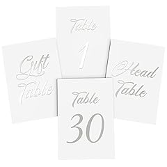 Silver table numbers for sale  Delivered anywhere in USA 