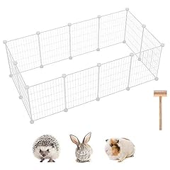 12 Panels DIY Metal Wire Small Animals Pen Playpens, used for sale  Delivered anywhere in UK