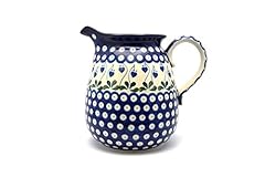 Polish pottery pitcher for sale  Delivered anywhere in USA 