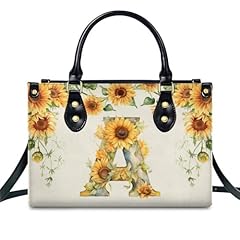 Leather tote monogram for sale  Delivered anywhere in USA 