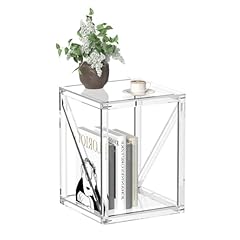 Acrylic side table for sale  Delivered anywhere in USA 
