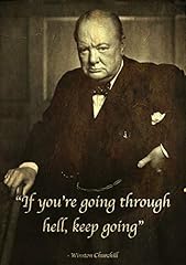 Winston churchill inspirationa for sale  Delivered anywhere in UK
