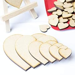 Wooden hearts pack for sale  Delivered anywhere in UK