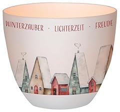 Winterzauber windlicht porzell gebraucht kaufen  Wird an jeden Ort in Deutschland
