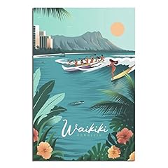 Vintage waikiki honolulu for sale  Delivered anywhere in USA 