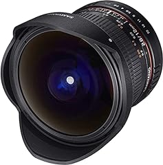 Samyang F1112103101 - Objetivo fotográfico DSLR para Nikon F Ae (Distancia Focal Fija 12mm, Apertura f/2.8-22 ED AS NCS, Ojo de Pez), Negro segunda mano  Se entrega en toda España 