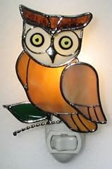 Stained glass owl for sale  Delivered anywhere in USA 
