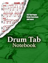 Drum tab notebook for sale  Delivered anywhere in USA 