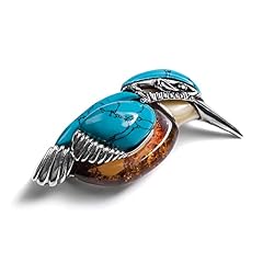 Kingfisher brooch sterling for sale  Delivered anywhere in UK