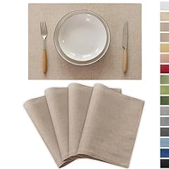 Demetex linen placemats for sale  Delivered anywhere in USA 
