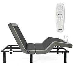 KOTEK Queen Adjustable Massage Bed Base with Wireless Remote, Upholstered Zero Gravity Adjustable Bed Frame with Head and Foot Incline, USB Charge Ports for sale  Delivered anywhere in Canada