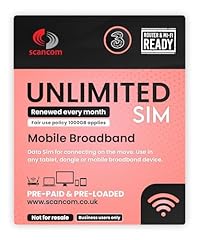 Scancom three unlimited for sale  Delivered anywhere in UK