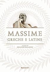 Massime greche latine usato  Spedito ovunque in Italia 