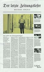 Letzte zeitungsleser gebraucht kaufen  Wird an jeden Ort in Deutschland