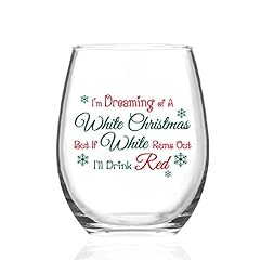 Christmas wine glass for sale  Delivered anywhere in USA 