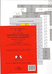Dürckheimregister sartorius g gebraucht kaufen  Wird an jeden Ort in Deutschland