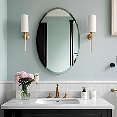 Oval mirror frameless for sale  Delivered anywhere in USA 