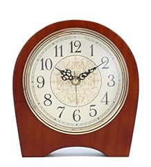 Mantel clock wooden for sale  Delivered anywhere in Ireland