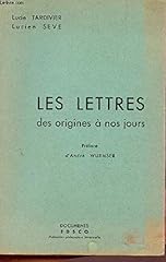 Lettres origines jours. d'occasion  Livré partout en France