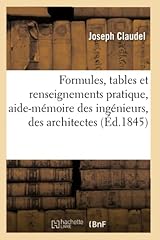 Formules tables renseignements d'occasion  Livré partout en Belgiqu