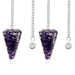 Amethyst dowsing pendulum for sale  Delivered anywhere in UK