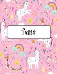 Tessa unicorn notebook for sale  Delivered anywhere in UK