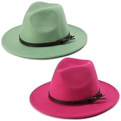 Gionforsy 2pcs fedora for sale  Delivered anywhere in USA 