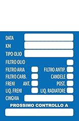 Etichette adesive cambio usato  Spedito ovunque in Italia 