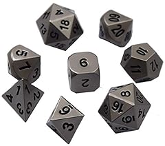 Metal polyhedral dice for sale  Delivered anywhere in Ireland