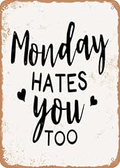 Monday hates vintage for sale  Delivered anywhere in USA 