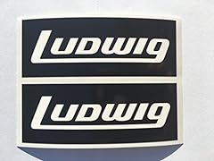 SBD Decals 2 Ludwig Drums Stickers usato  Spedito ovunque in Italia 
