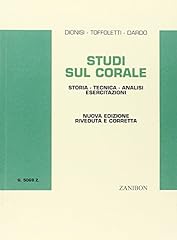 Studi sul corale. usato  Spedito ovunque in Italia 