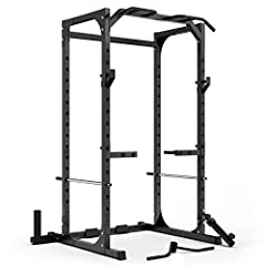 Synergee Power Rack Cage, J-Cups, Safety Arms, Pull Up Bar, Landmine & T Bar, Barbell Hold, Dip Station. Exercise Stand with 750lb Capacity. for sale  Delivered anywhere in Canada