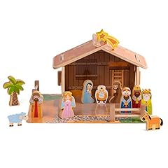 Prisp wooden nativity for sale  Delivered anywhere in USA 