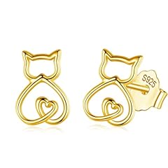 Infuseu cat earrings for sale  Delivered anywhere in USA 