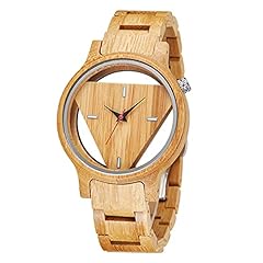 Triangle wood watch for sale  Delivered anywhere in USA 