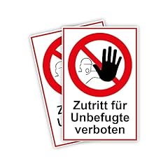Stück zutritt unbefugte gebraucht kaufen  Wird an jeden Ort in Deutschland