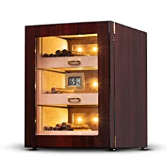 Woodronic LED Lighted Cigar Humidor Cabinet for 100 for sale  Delivered anywhere in USA 