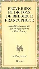 Proverbes dictons francophone. d'occasion  Livré partout en Belgiqu